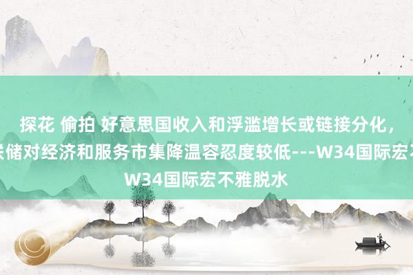 探花 偷拍 好意思国收入和浮滥增长或链接分化，好意思联储对经济和服务市集降温容忍度较低---W34国际宏不雅脱水