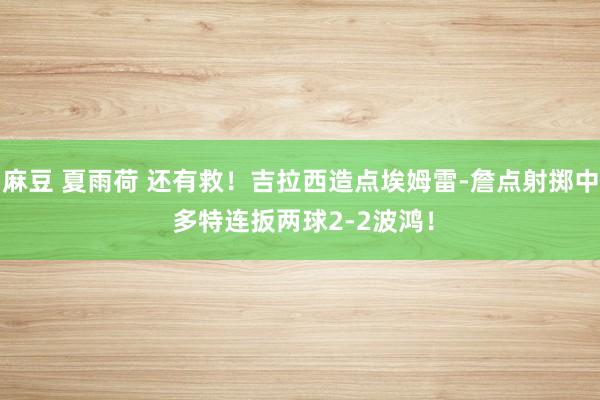 麻豆 夏雨荷 还有救！吉拉西造点埃姆雷-詹点射掷中 多特连扳两球2-2波鸿！