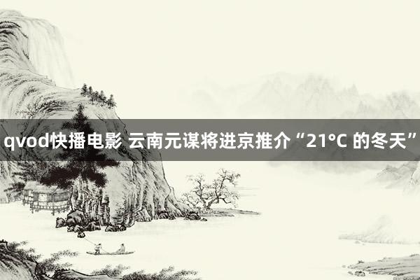 qvod快播电影 云南元谋将进京推介“21°C 的冬天”