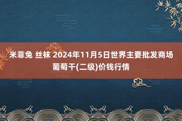 米菲兔 丝袜 2024年11月5日世界主要批发商场葡萄干(二级)价钱行情