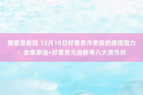 狠狠爱影院 12月18日好意思市更新的撑捏阻力：金银原油+好意思元指数等八大货币对